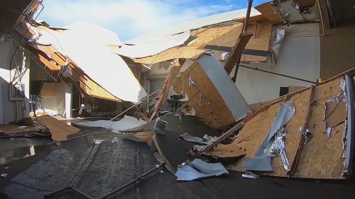 Security cameras capture North Phoenix church get destroyed by a thunderstorm